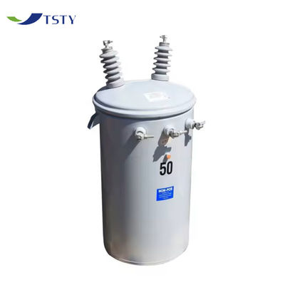 Наполненный маслом полюсный трансформатор 15kva 4160V до 480/277V 25kva 37,5kva однофазный